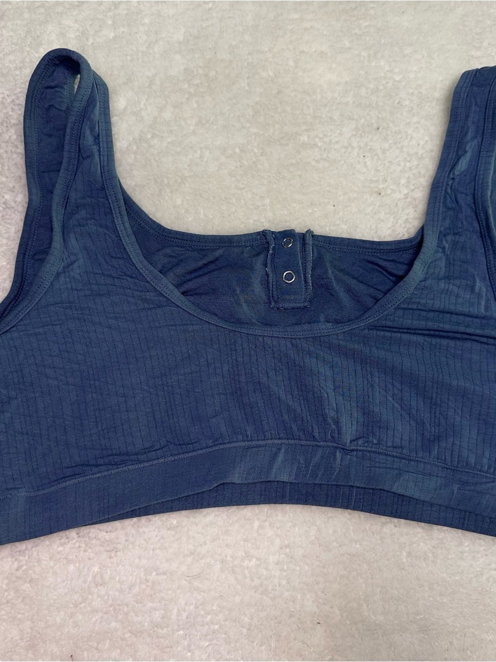 Auden Navy Blue Seamless Bralette - Size XXL, Soft & Stylish Comfort Plus Size - Picture 2 of 6